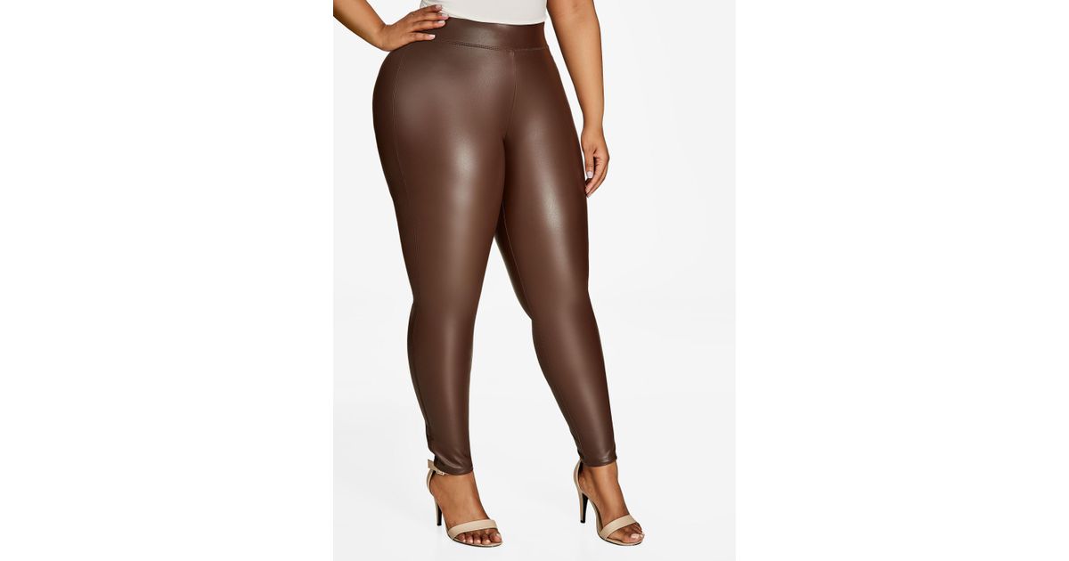 ashley stewart leather pants