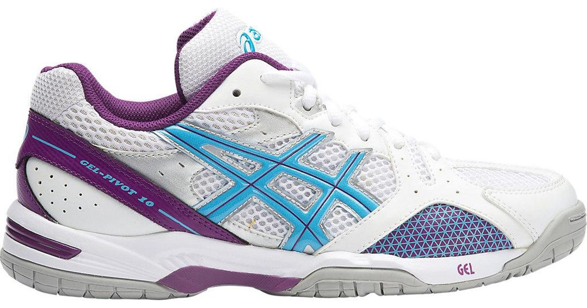 asics gel pivot 10 netball trainers
