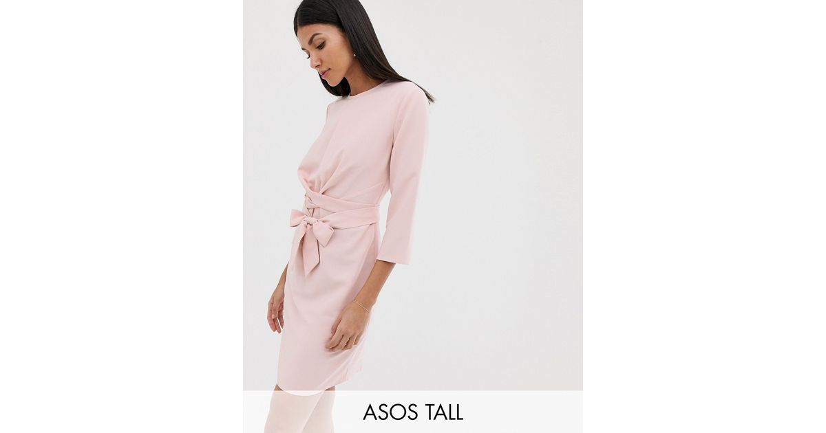 wrap around mini dress