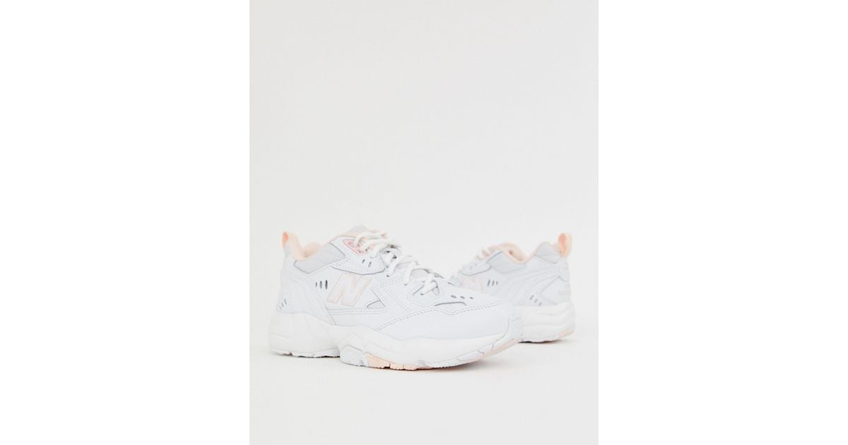New Balance 608 White And Chunky Trainers | Lyst Australia