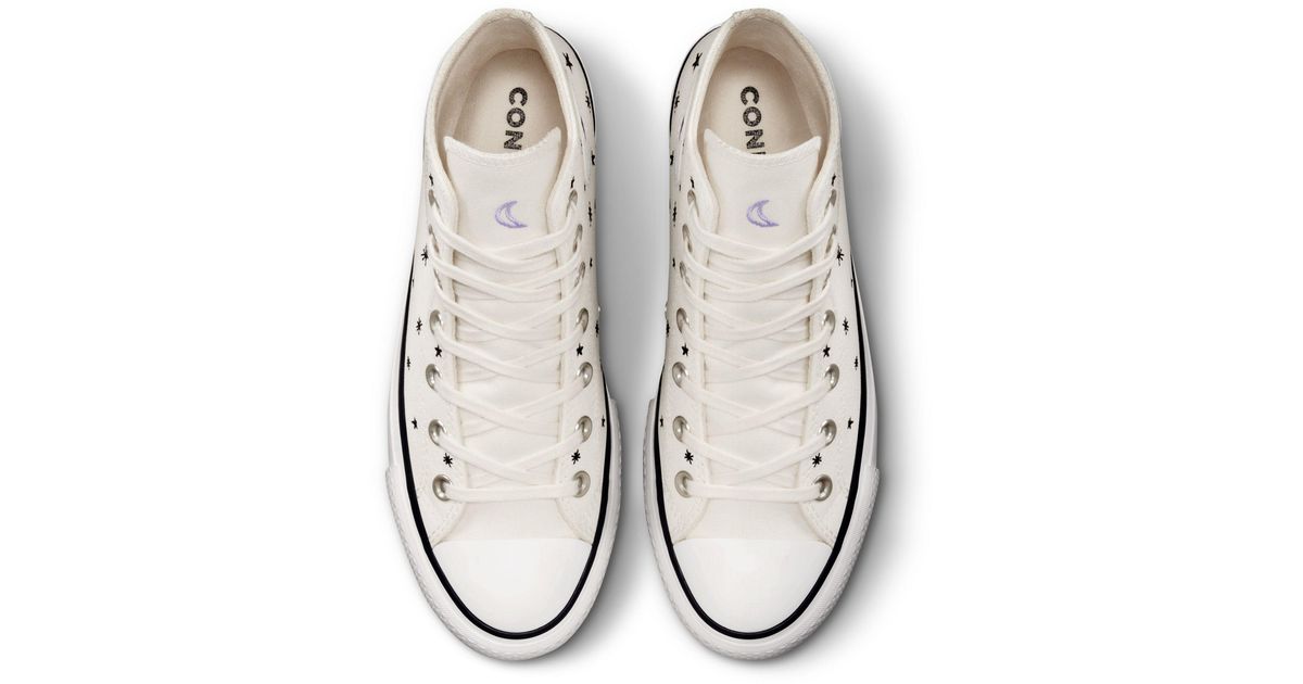 Converse Chuck Taylor All Star Lift Crystal Energy Sneakers in White Lyst