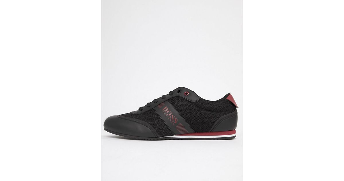 hugo boss lighter low nylon trainer