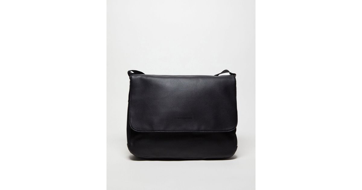 French Connection Classic Messenger Bag in Black for Men Lyst
