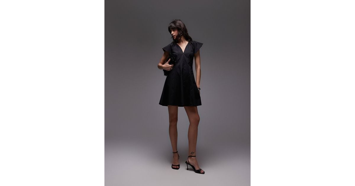 & Other Stories Fitted Corset Mini Dress in Black | Lyst