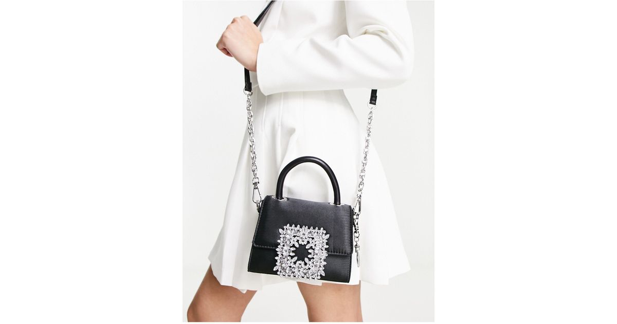 ALDO Lazurda Embellished Mini Crossbody Bag in White | Lyst Canada