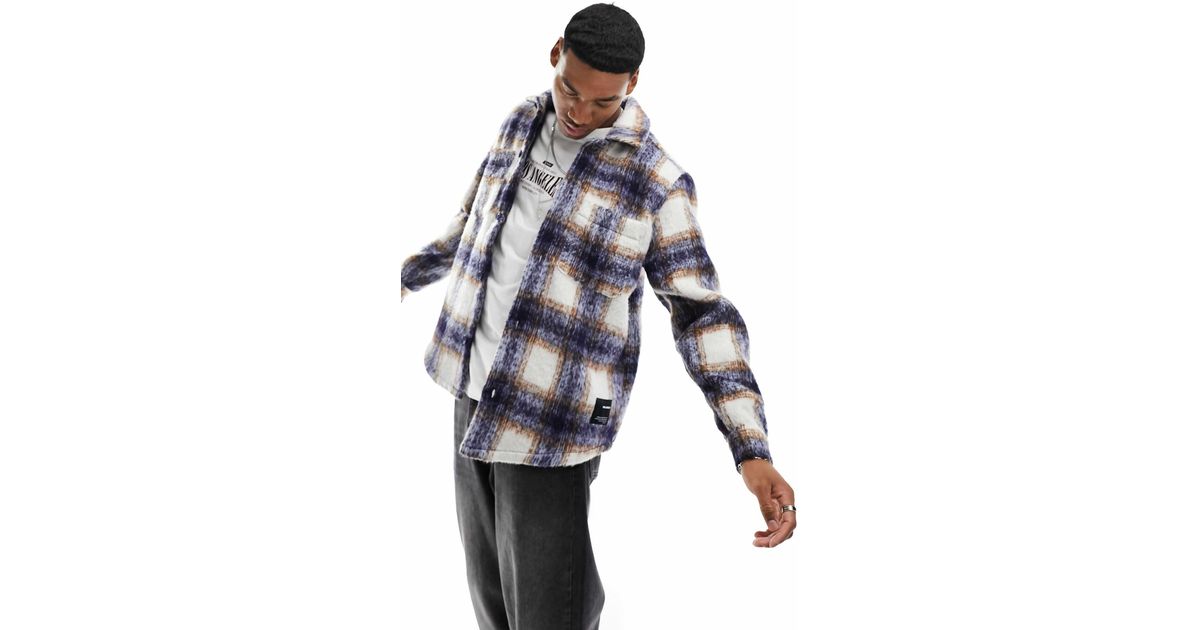 Schwarz Weiß Karierte Hemdjacke Damen Pull And Bear Jeans