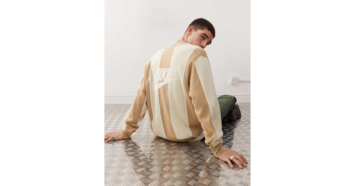 asos nike beige tracksuit