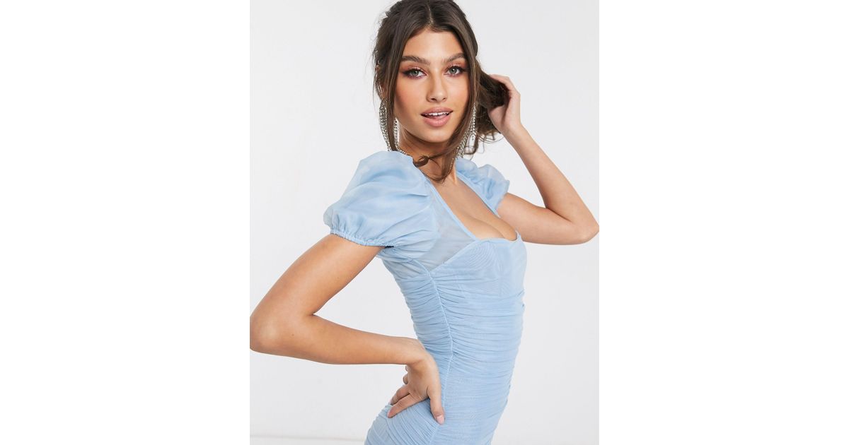 empire waist evening dress with sleeves Long Sleeve Chiffon Midi length:Mini Color:All White Jason Wu Dress