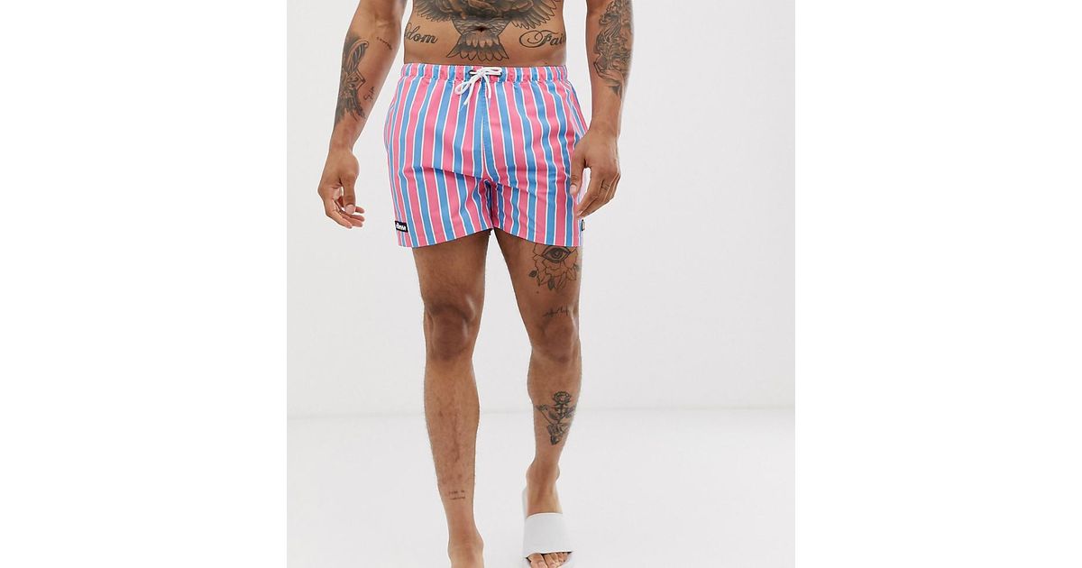 ellesse pink swim shorts