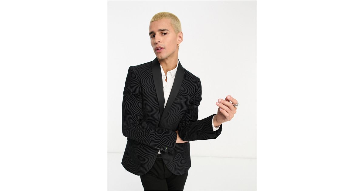 Twisted Tailor Torrance Suit Jacket in Black for Men Lyst