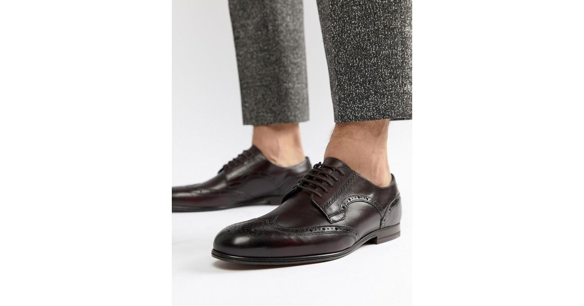Ted Baker Larriy Leather Brogue Shoes 