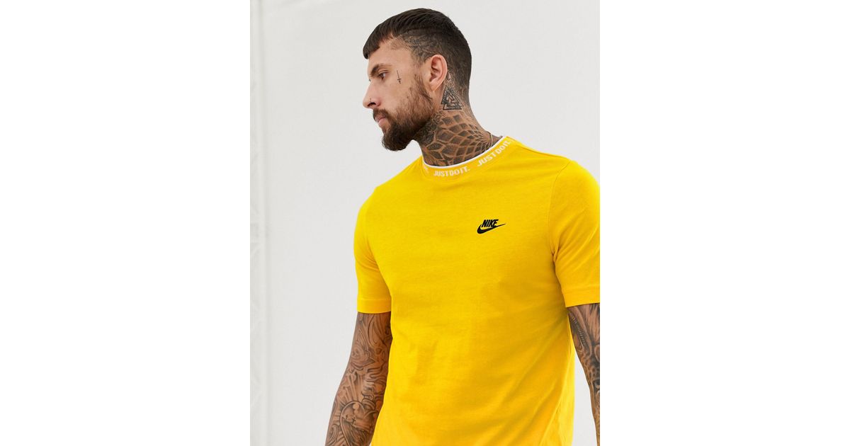 camisetas nike amarillas