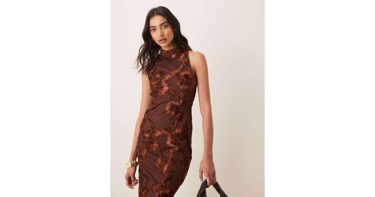 brown racer dress JOSIE RACER FRONT DRESS