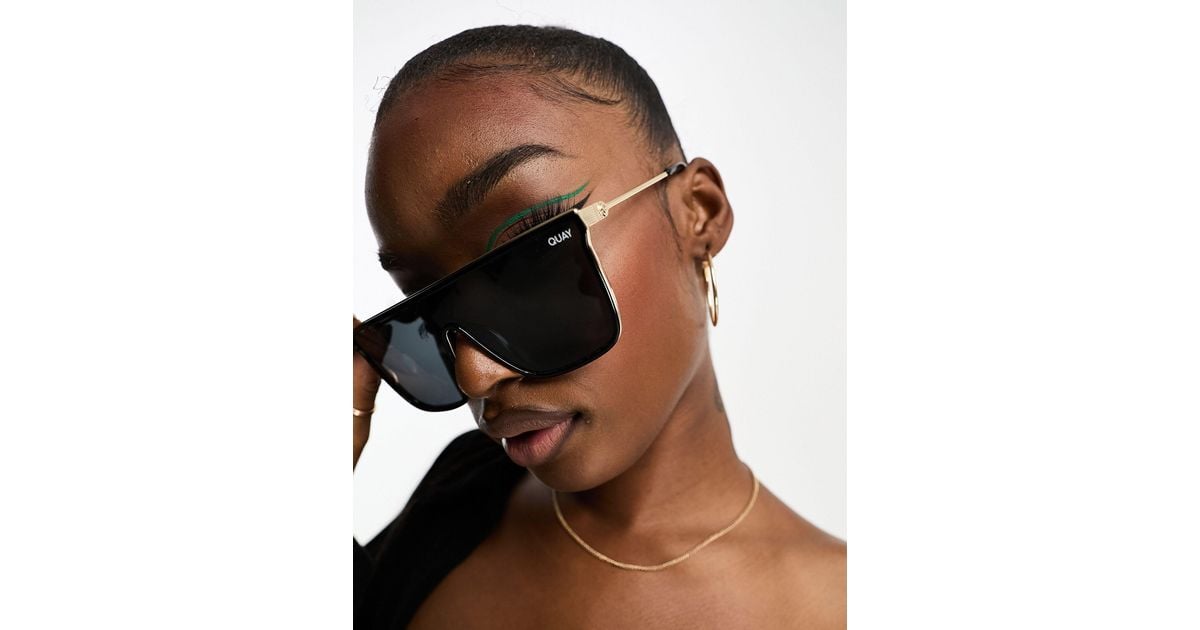 Quay Quay Nightfall Remixed Sunglasses in Brown Lyst