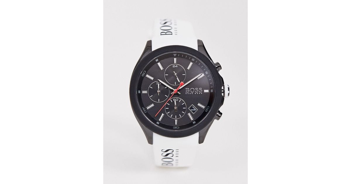 BOSS by Watch in White Men Athleisure | Velocity HUGO Silicone for Lyst 1513718 BOSS