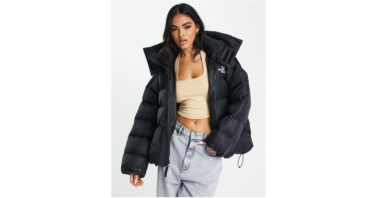 North face black store puffer jacket women's