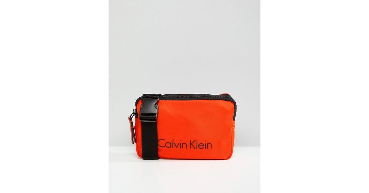 calvin klein orange bag