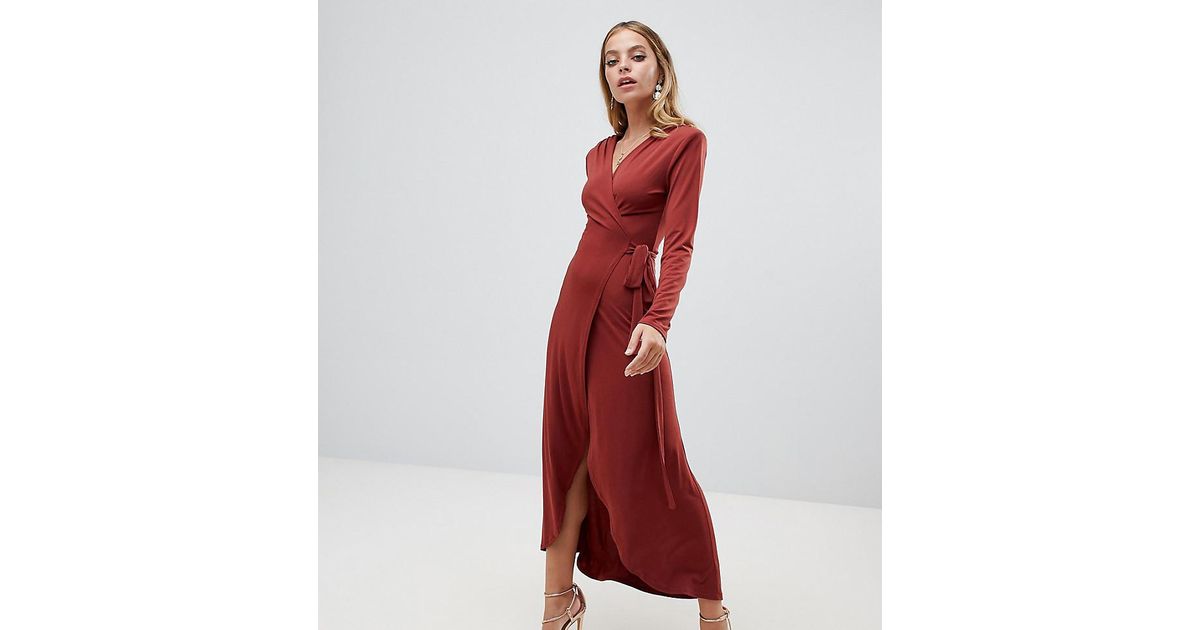 john zack short sleeve wrap dress