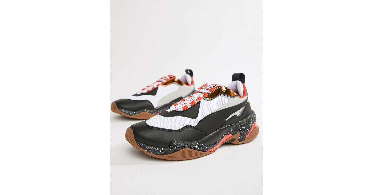 puma thunder electric blanche