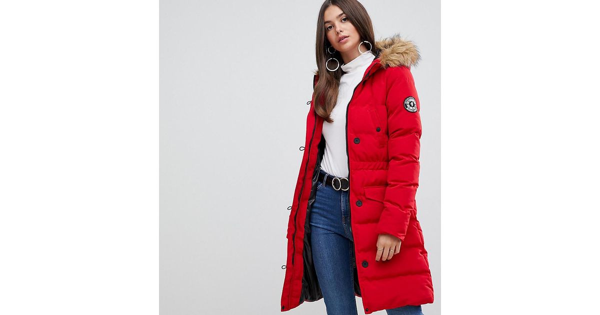 tall red coat