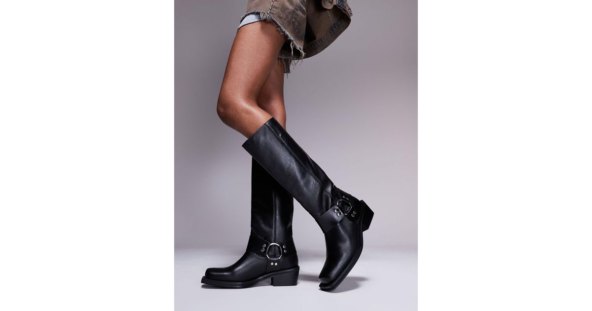 asos awaken biker boots