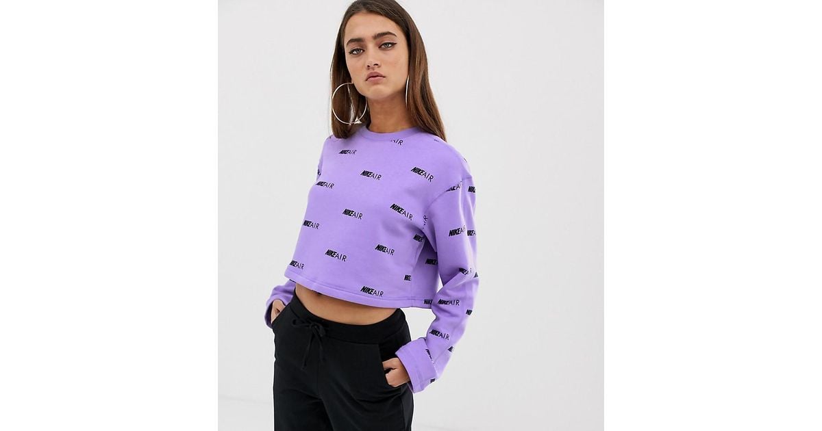lilac nike sweatshirt