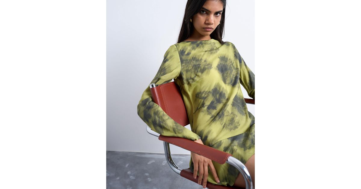 topshop green mini dress The Ritz Mini Dress main image 1