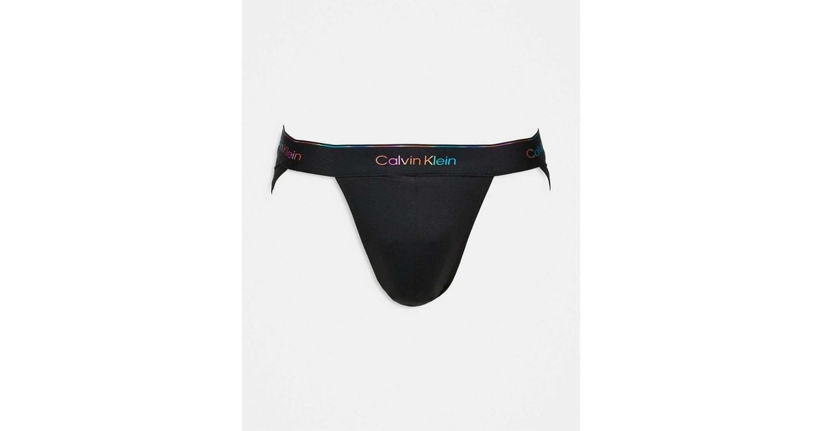 Calvin Klein Pride Sport Brief in Black for Men Lyst UK