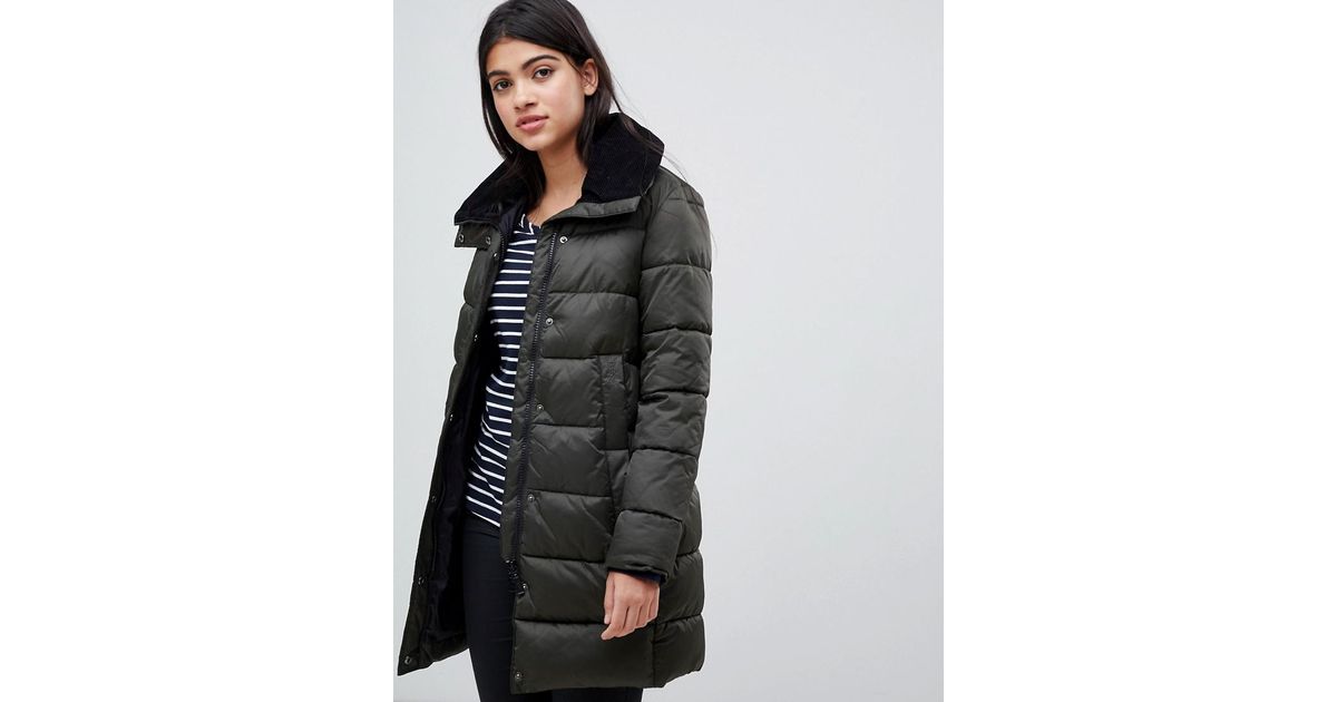 barbour darcy longline quilted