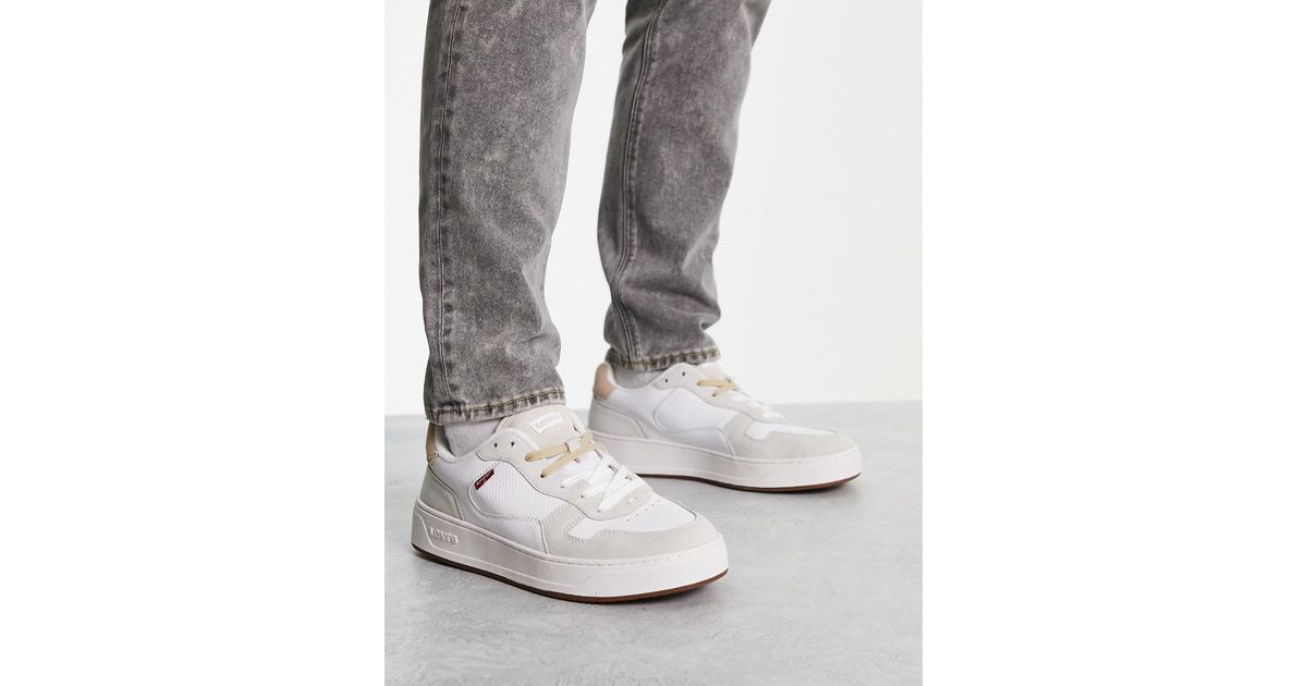 Levi's GLIDE L Mens Trainers White/Navy