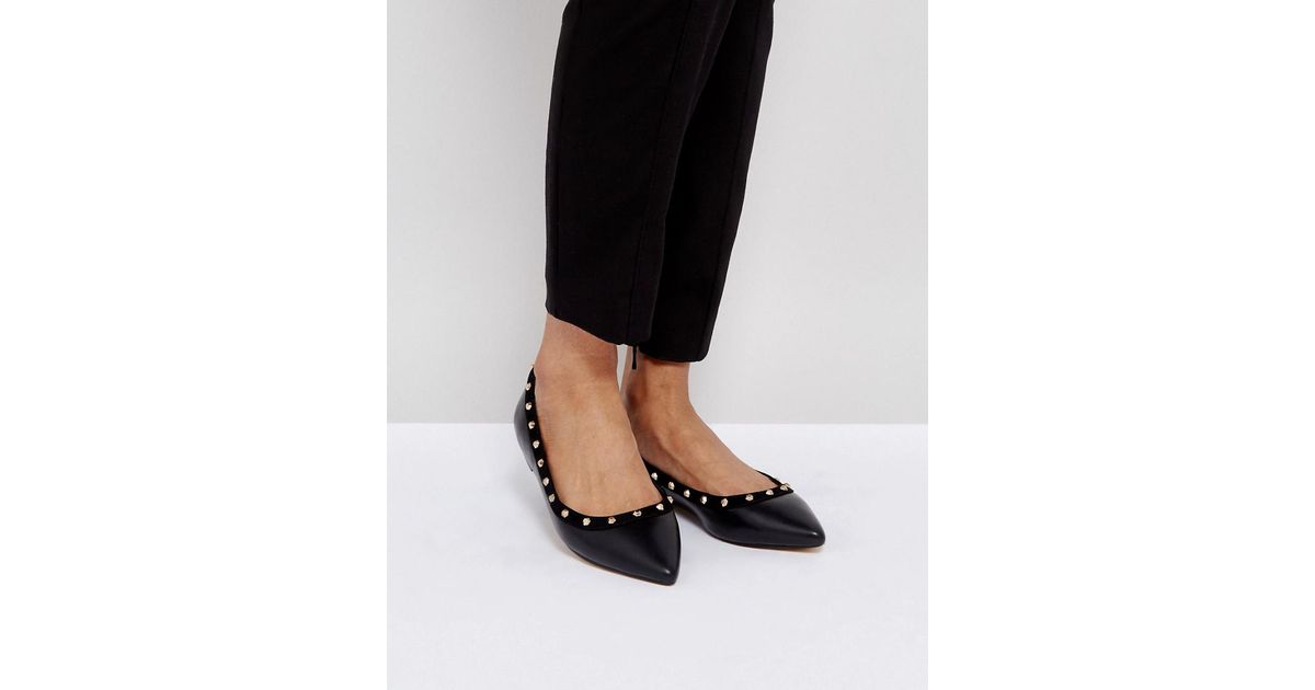 carvela pointed flats