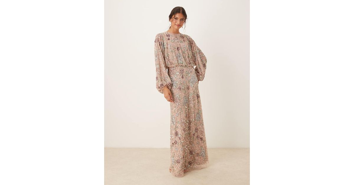 maya long sleeve maxi dress Maya Bridesmaid Long Sleeve Maxi Dress Long Sleeve Maxi Dress Blue Maya  Dress Maya Bridesmaid Long