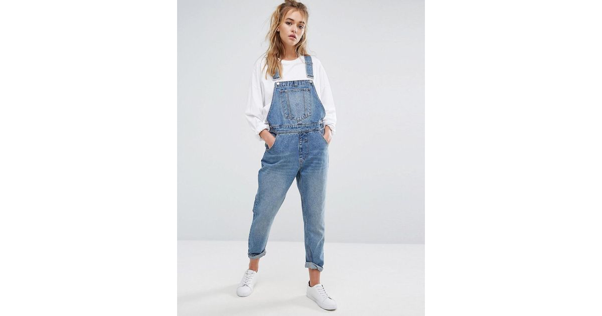 Cheap Monday 90s Style Overall in Blue | Lyst