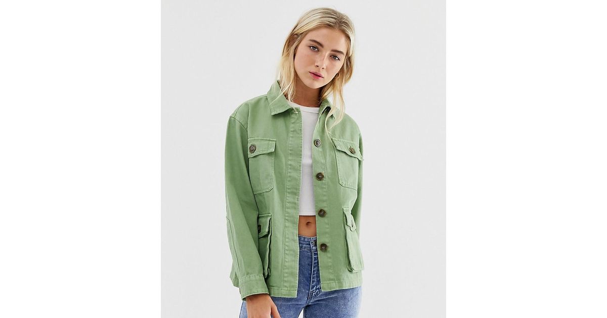 pull and bear utility jacket