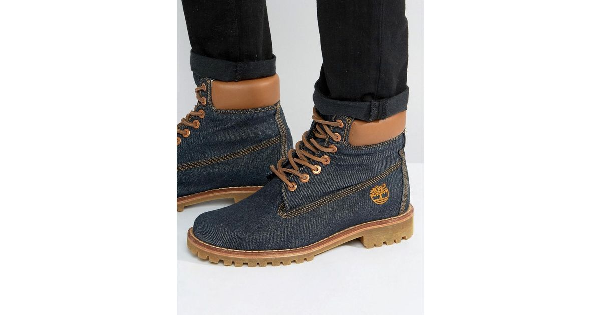 blue jean timberlands