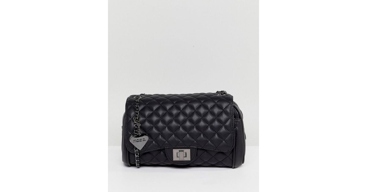 marc b knightsbridge quilted shoulder bag
