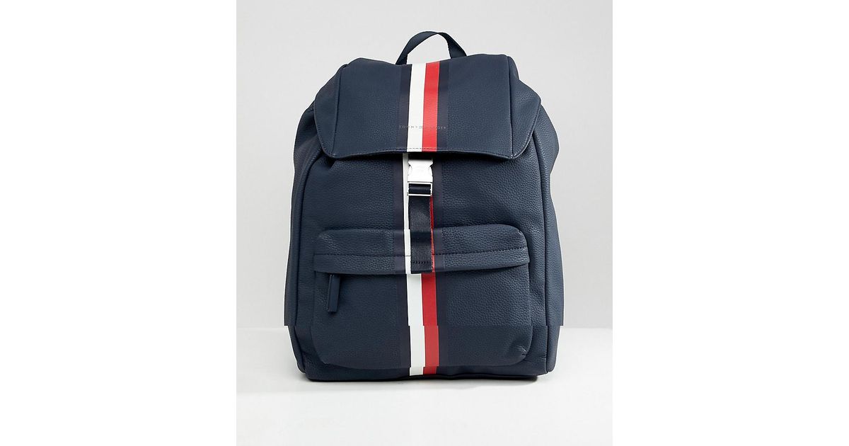 Tommy Hilfiger Block Stripe Backpack In 