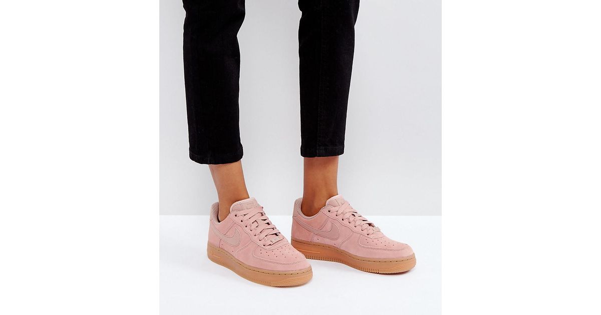 pink suede forces