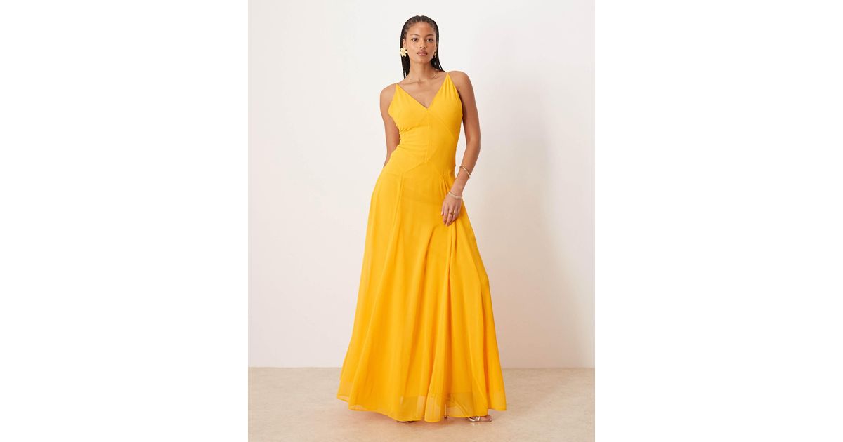 white christmas dresses Rent ASOS DESIGN Collared Wrap Midi Dress With Tie Belt In Terracotta main image 0