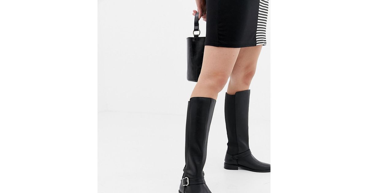 Wide Fit Carrick Knee High Riding Boots 