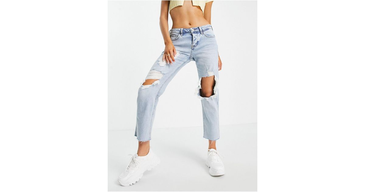 Hollister Denim Shredded Boyfriend 