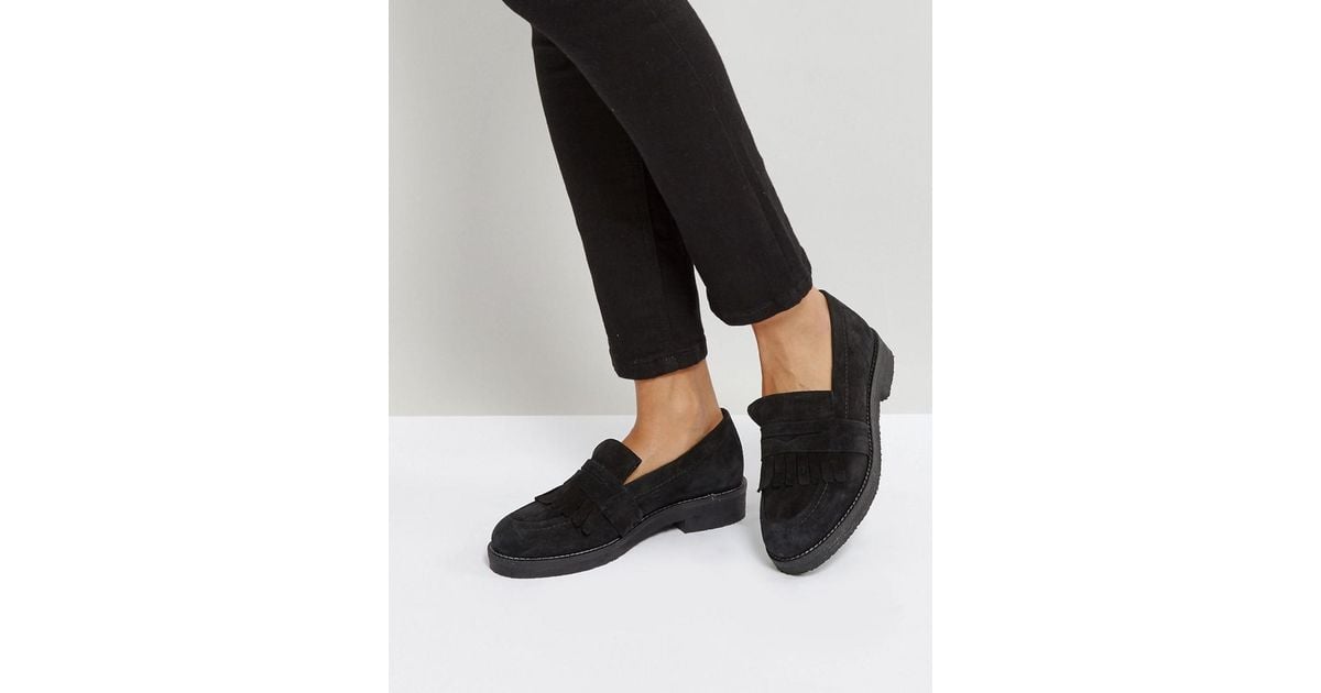 office black flat shoes