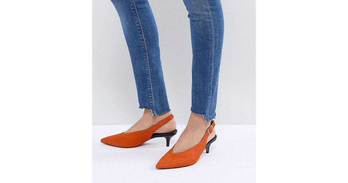 asos kitten heel shoes