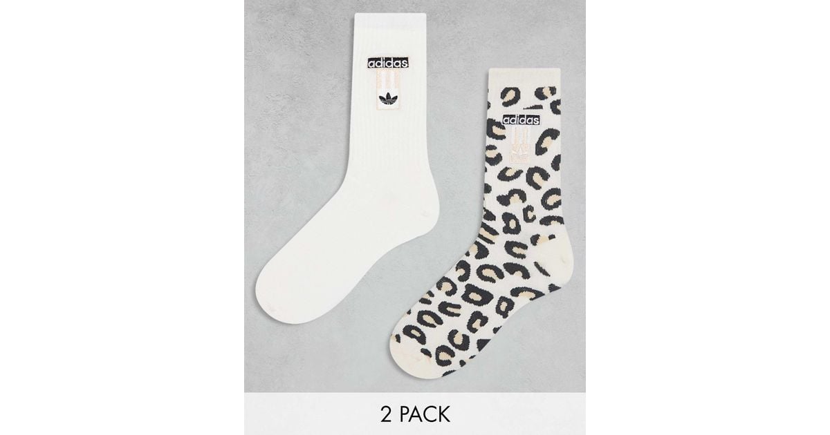 Adidas Socken Leopard Print Adidas Socks Adidas Leo Crew Pack