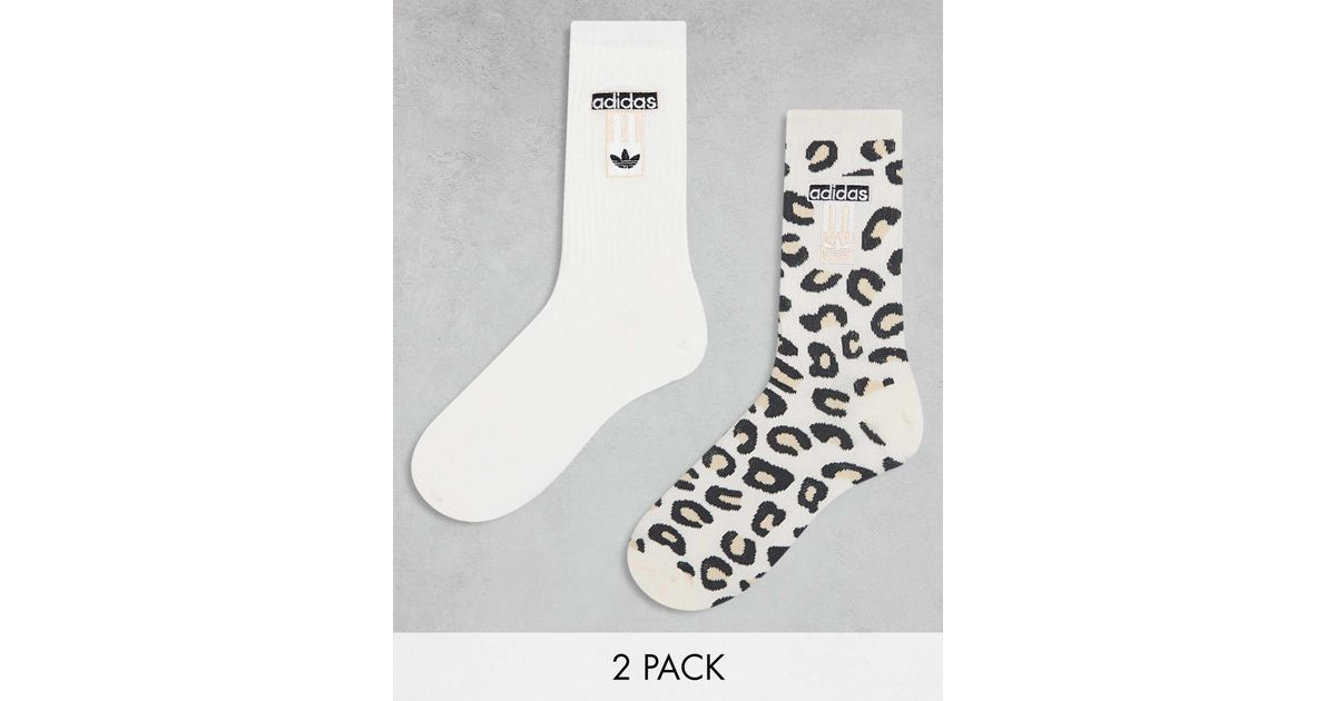 Adidas Leopard Print Socks Leoparden Adidas Socken Adidas