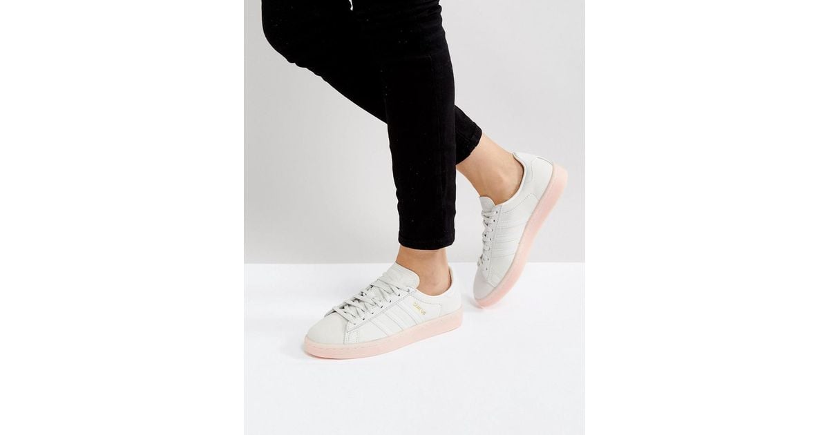 adidas pink sole sneaker