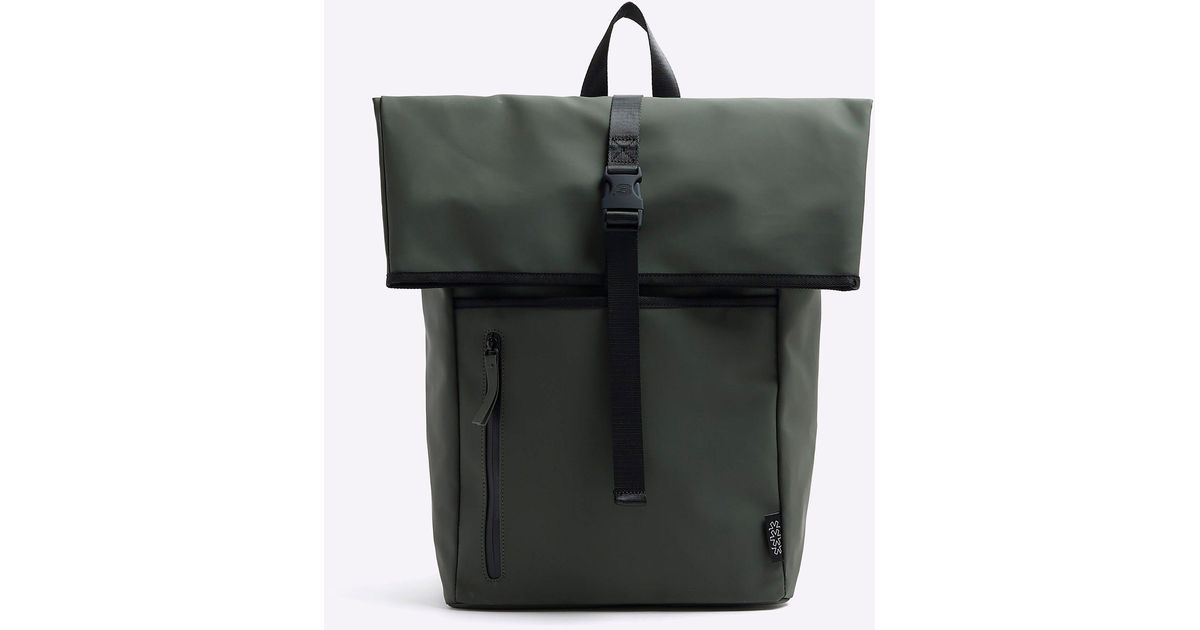 River island mens rucksack online