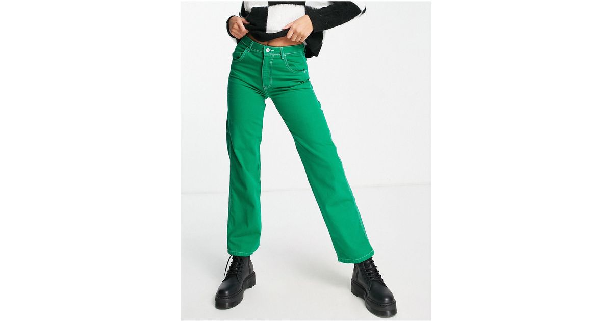 Bershka Denim Carpenter Utility Jeans 