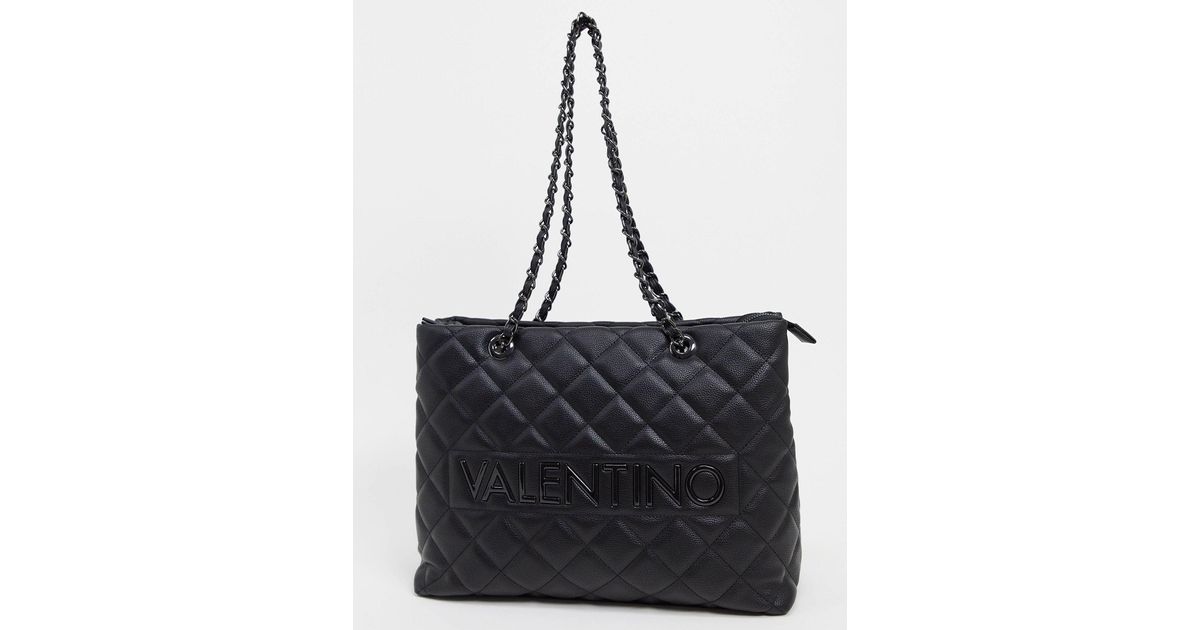 Bolso tote acolchado negro con detalle Valentino By Mario Valentino de  color Negro | Lyst