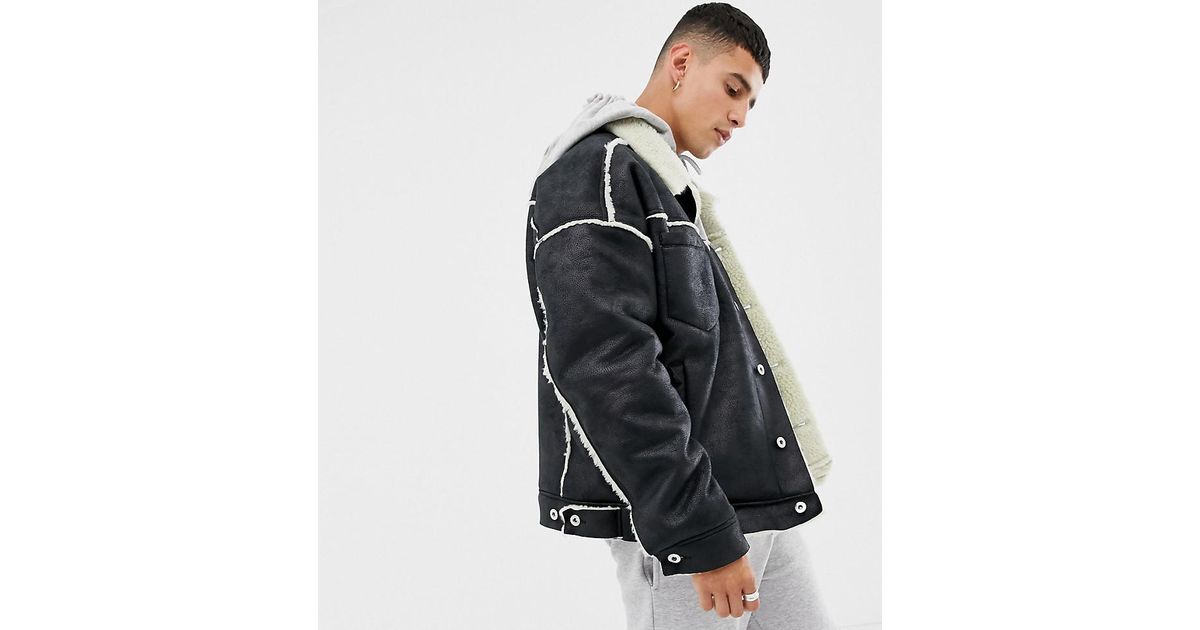 collusion aviator jacket